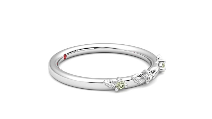 Taylor & Hart Lorierre Wedding Ring 360 degree image 8
