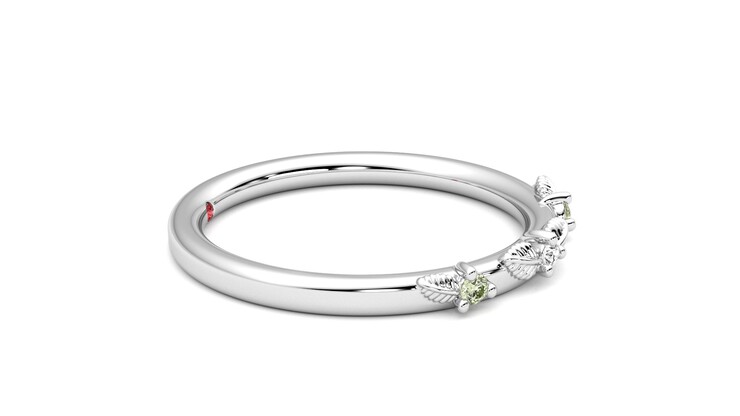 Taylor & Hart Lorierre Wedding Ring 360 degree image 9