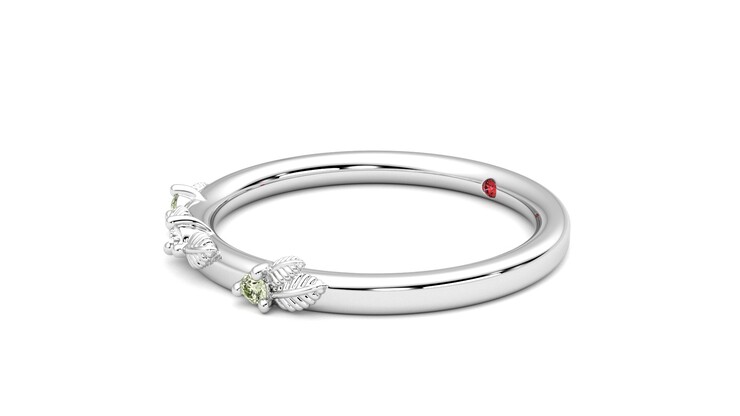 Taylor & Hart Lorierre Wedding Ring 360 degree image 23