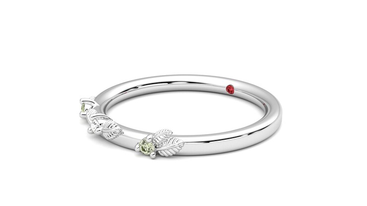 Taylor & Hart Lorierre Wedding Ring 360 degree image 24