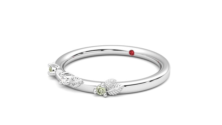 Taylor & Hart Lorierre Wedding Ring 360 degree image 25