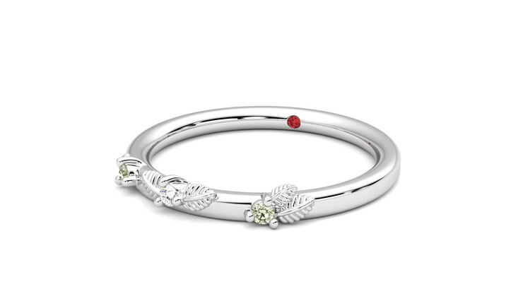 Taylor & Hart Lorierre Wedding Ring 360 degree image 26