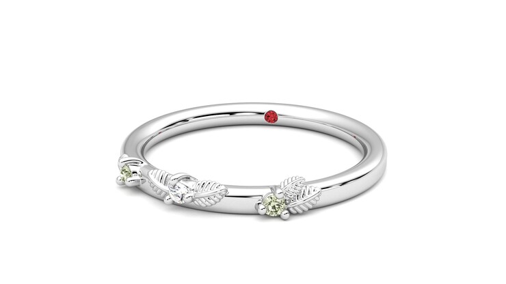 Taylor & Hart Lorierre Wedding Ring 360 degree image 27