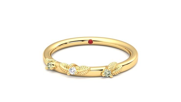 Taylor & Hart Lorierre Wedding Ring 360 degree image 0