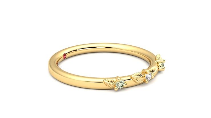 Taylor & Hart Lorierre Wedding Ring 360 degree image 8