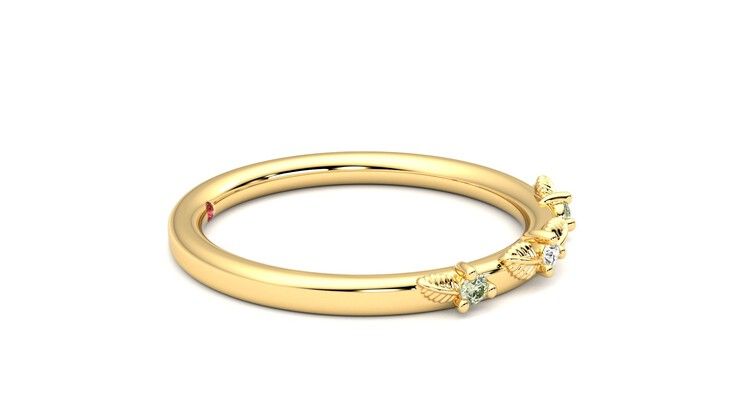 Taylor & Hart Lorierre Wedding Ring 360 degree image 9