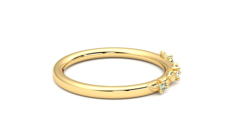 Taylor & Hart Lorierre Wedding Ring 360 degree image 10
