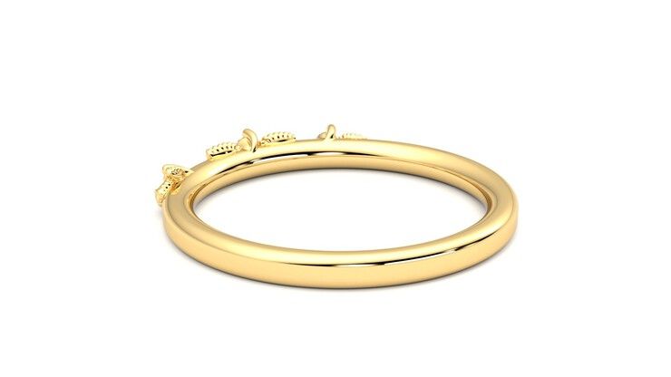 Taylor & Hart Lorierre Wedding Ring 360 degree image 18