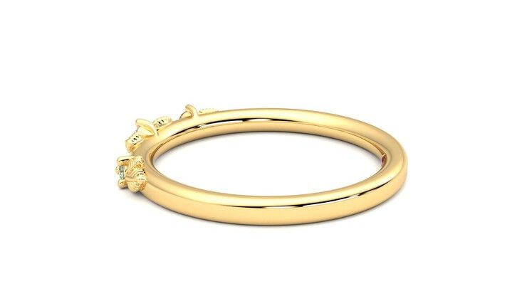 Taylor & Hart Lorierre Wedding Ring 360 degree image 20