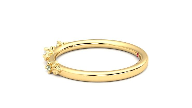 Taylor & Hart Lorierre Wedding Ring 360 degree image 21