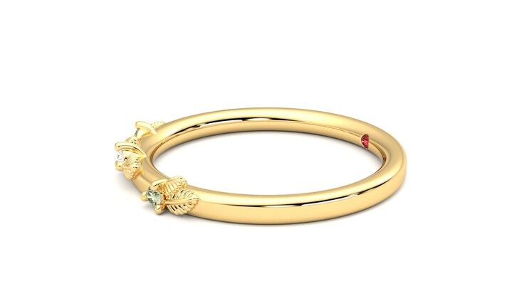 Taylor & Hart Lorierre Wedding Ring 360 degree image 22