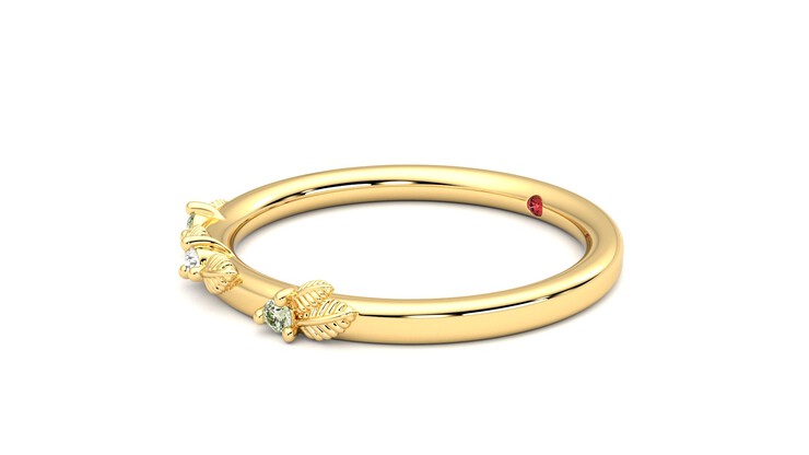 Taylor & Hart Lorierre Wedding Ring 360 degree image 23