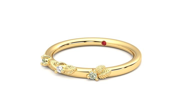 Taylor & Hart Lorierre Wedding Ring 360 degree image 26