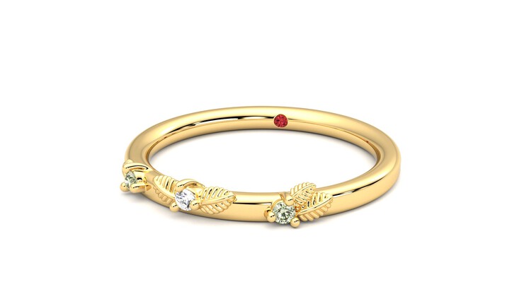 Taylor & Hart Lorierre Wedding Ring 360 degree image 27