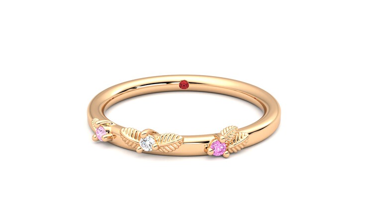 Taylor & Hart Lorierre Wedding Ring 360 degree image 0