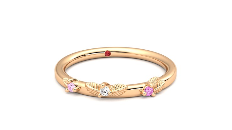 Taylor & Hart Lorierre Wedding Ring 360 degree image 3