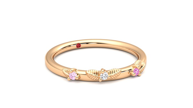 Taylor & Hart Lorierre Wedding Ring 360 degree image 5