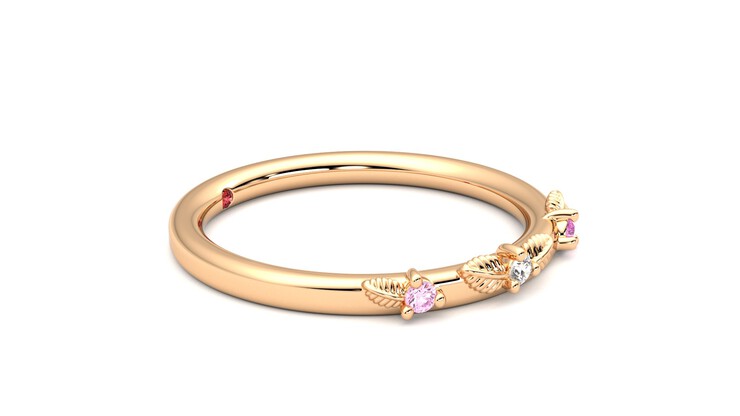 Taylor & Hart Lorierre Wedding Ring 360 degree image 8