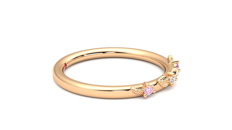 Taylor & Hart Lorierre Wedding Ring 360 degree image 9