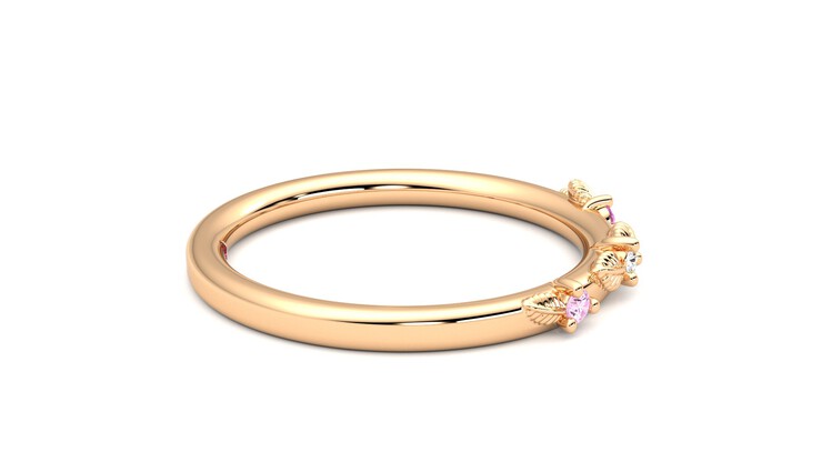 Taylor & Hart Lorierre Wedding Ring 360 degree image 10