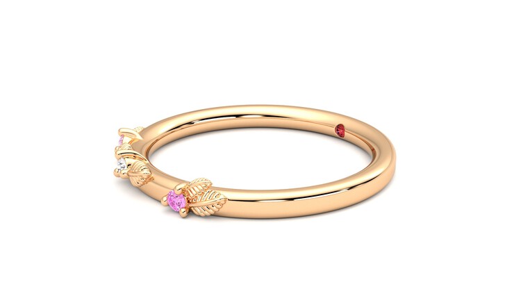 Taylor & Hart Lorierre Wedding Ring 360 degree image 23