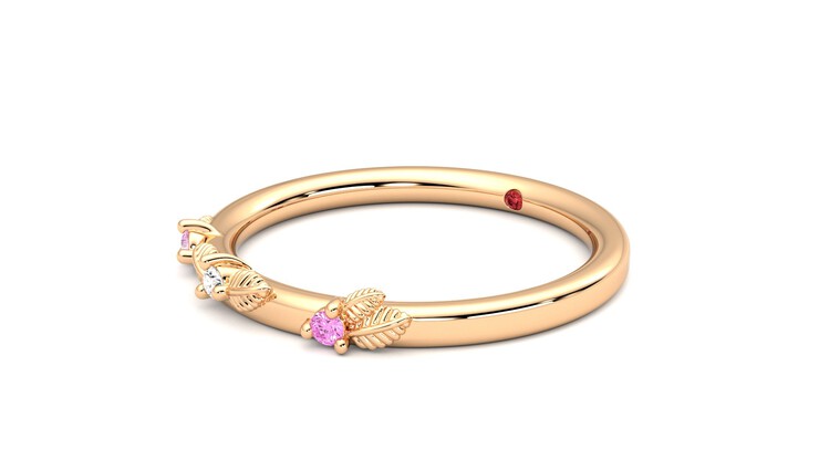 Taylor & Hart Lorierre Wedding Ring 360 degree image 24