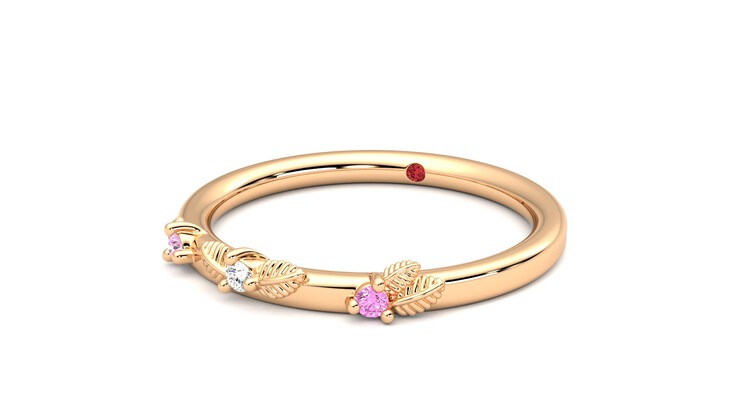Taylor & Hart Lorierre Wedding Ring 360 degree image 26