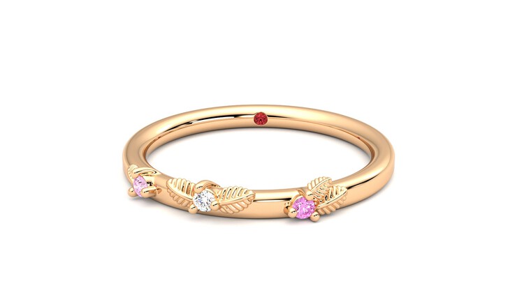 Taylor & Hart Lorierre Wedding Ring 360 degree image 29