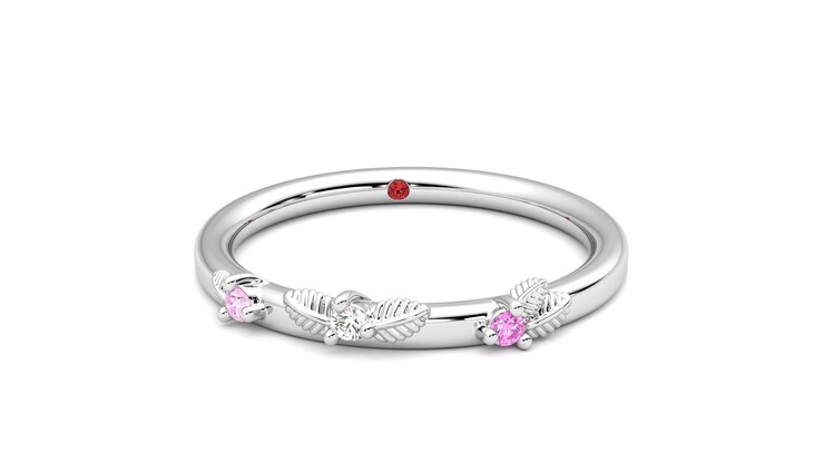 Taylor & Hart Lorierre Wedding Ring 360 degree image 2