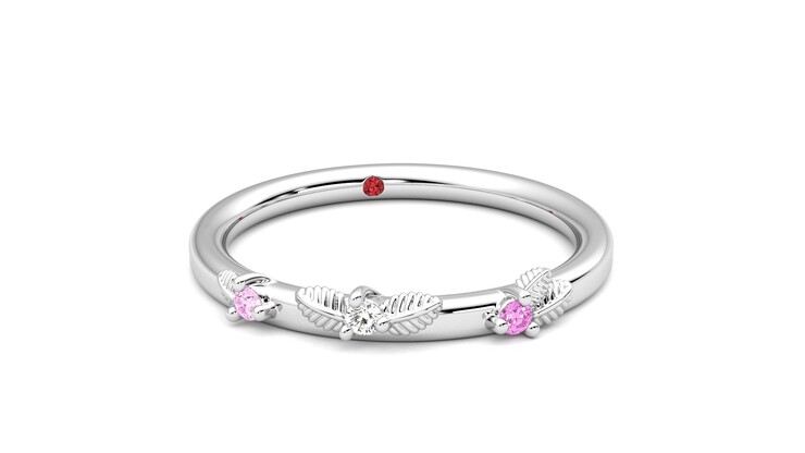 Taylor & Hart Lorierre Wedding Ring 360 degree image 3