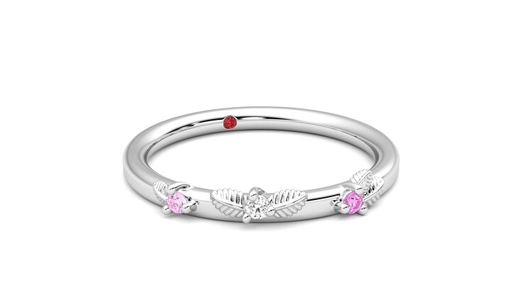 Taylor & Hart Lorierre Wedding Ring 360 degree image 4