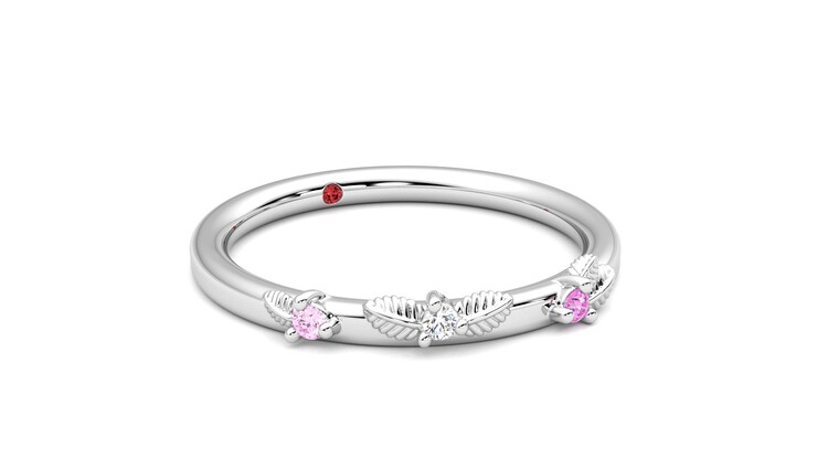 Taylor & Hart Lorierre Wedding Ring 360 degree image 5
