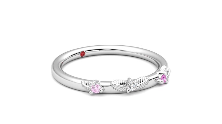 Taylor & Hart Lorierre Wedding Ring 360 degree image 6
