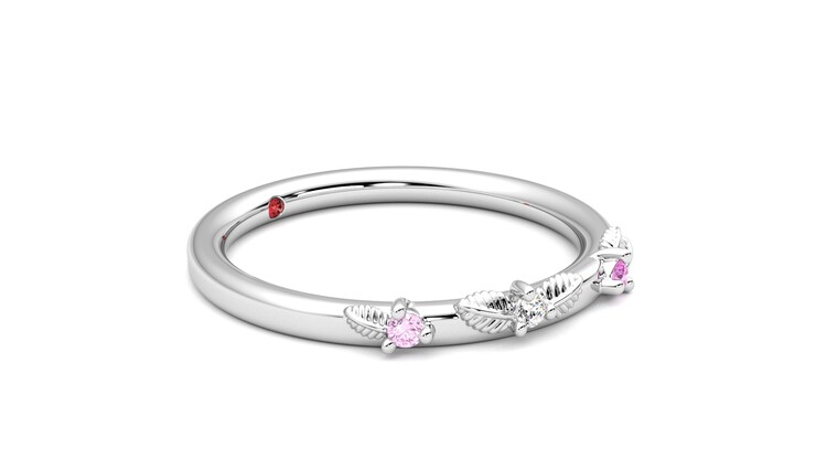 Taylor & Hart Lorierre Wedding Ring 360 degree image 7