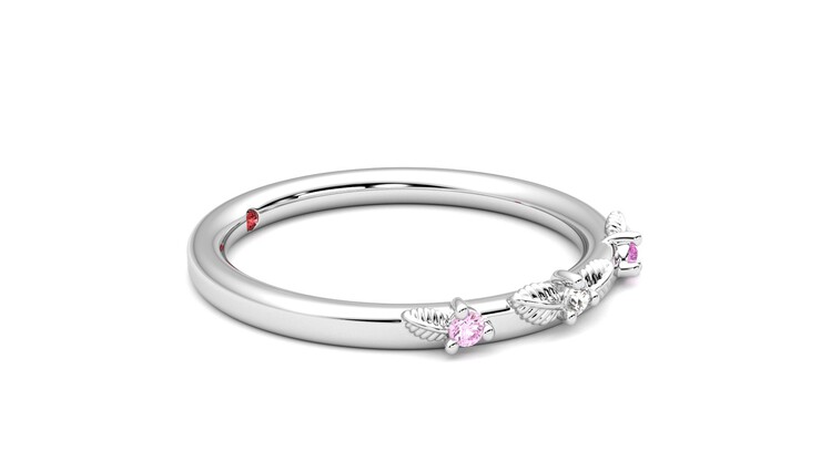 Taylor & Hart Lorierre Wedding Ring 360 degree image 8