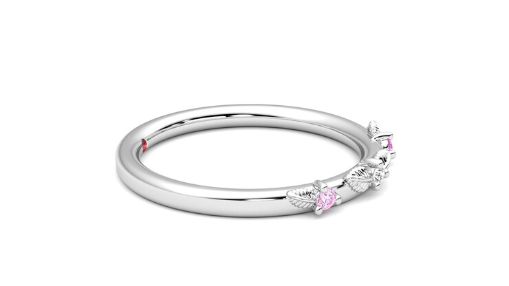 Taylor & Hart Lorierre Wedding Ring 360 degree image 9