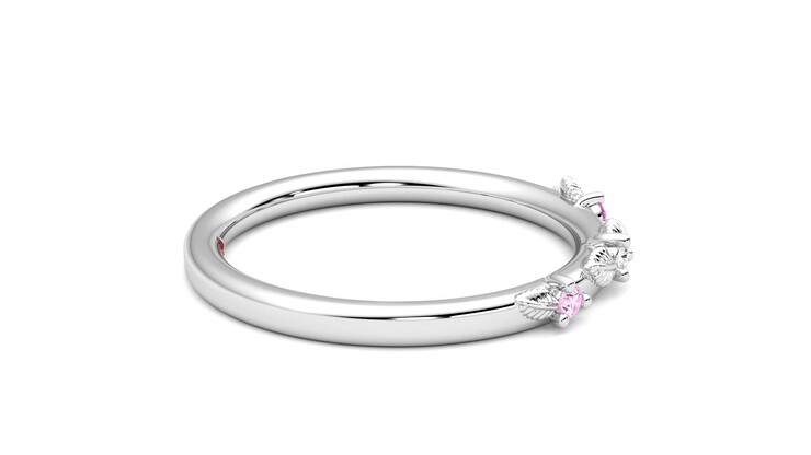 Taylor & Hart Lorierre Wedding Ring 360 degree image 10