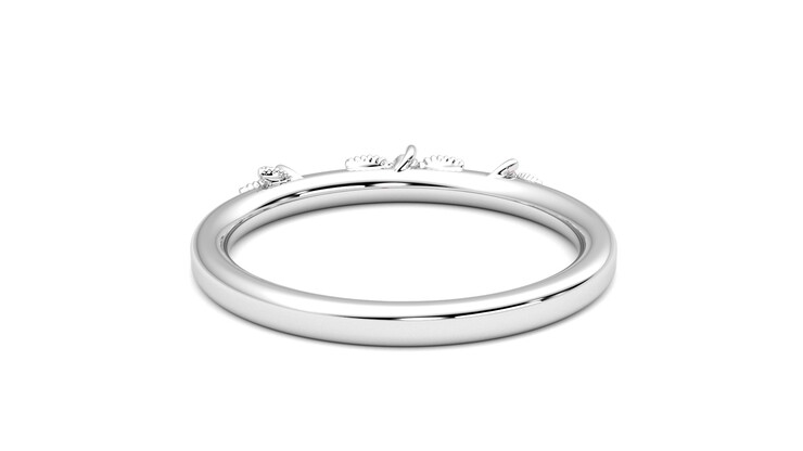 Taylor & Hart Lorierre Wedding Ring 360 degree image 16