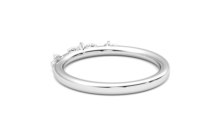 Taylor & Hart Lorierre Wedding Ring 360 degree image 18