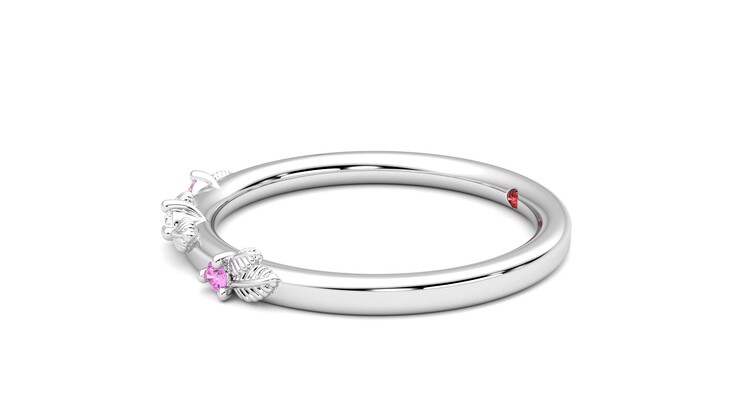 Taylor & Hart Lorierre Wedding Ring 360 degree image 22