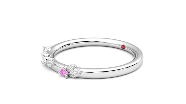 Taylor & Hart Lorierre Wedding Ring 360 degree image 23