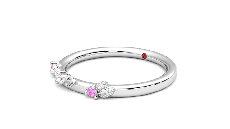 Taylor & Hart Lorierre Wedding Ring 360 degree image 24