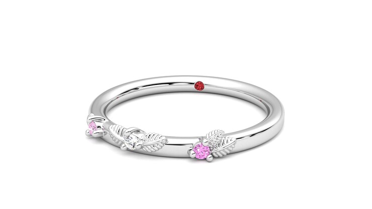 Taylor & Hart Lorierre Wedding Ring 360 degree image 27