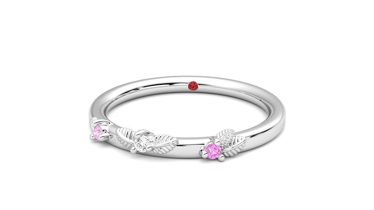 Taylor & Hart Lorierre Wedding Ring 360 degree image 28