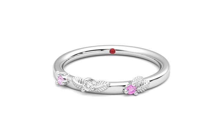 Taylor & Hart Lorierre Wedding Ring 360 degree image 29