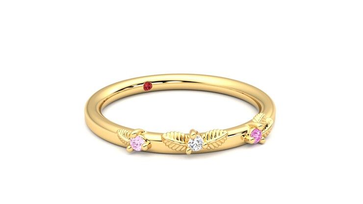 Taylor & Hart Lorierre Wedding Ring 360 degree image 5
