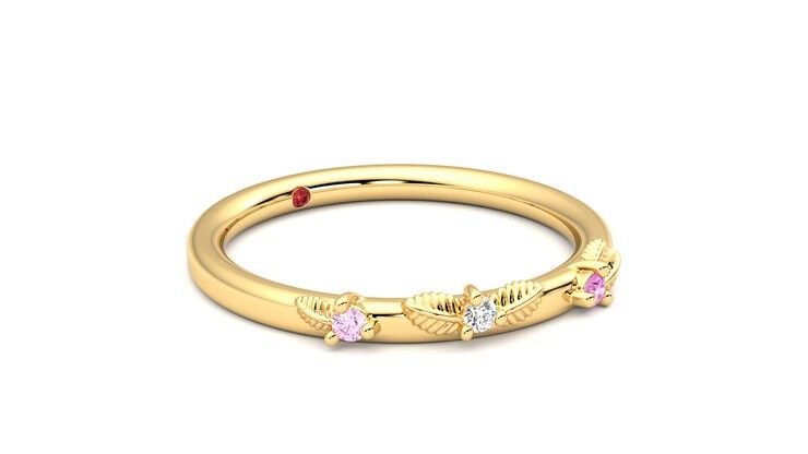 Taylor & Hart Lorierre Wedding Ring 360 degree image 6