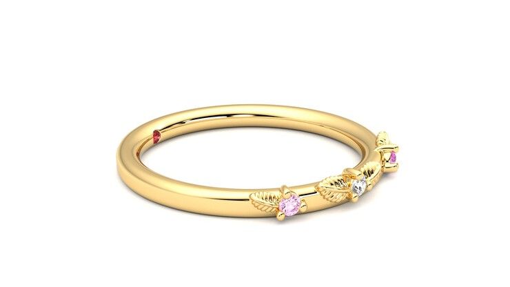 Taylor & Hart Lorierre Wedding Ring 360 degree image 8