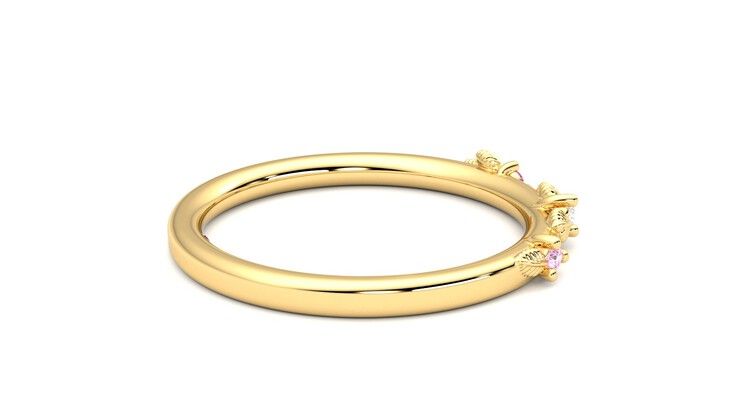 Taylor & Hart Lorierre Wedding Ring 360 degree image 11