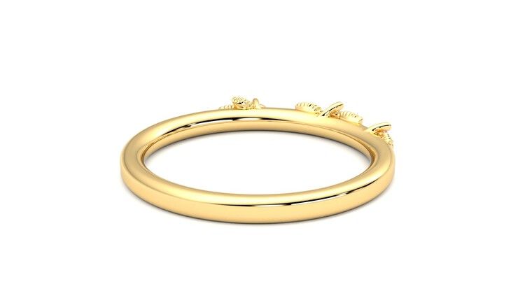 Taylor & Hart Lorierre Wedding Ring 360 degree image 14